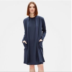 Eileen Fisher Indigo Long Cardi